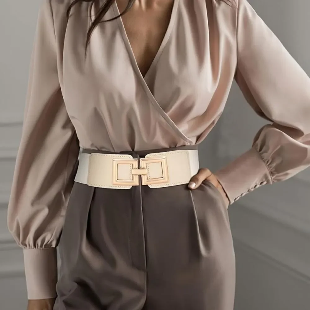 Wide Fashion Belt Elastic Band